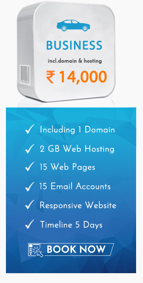 Web design package business in Mahesana