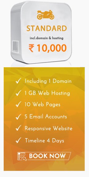 web design package standard in Bhilwara