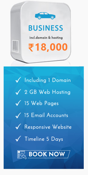 Web design package business in Srinagar